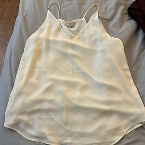 Loft off-white top